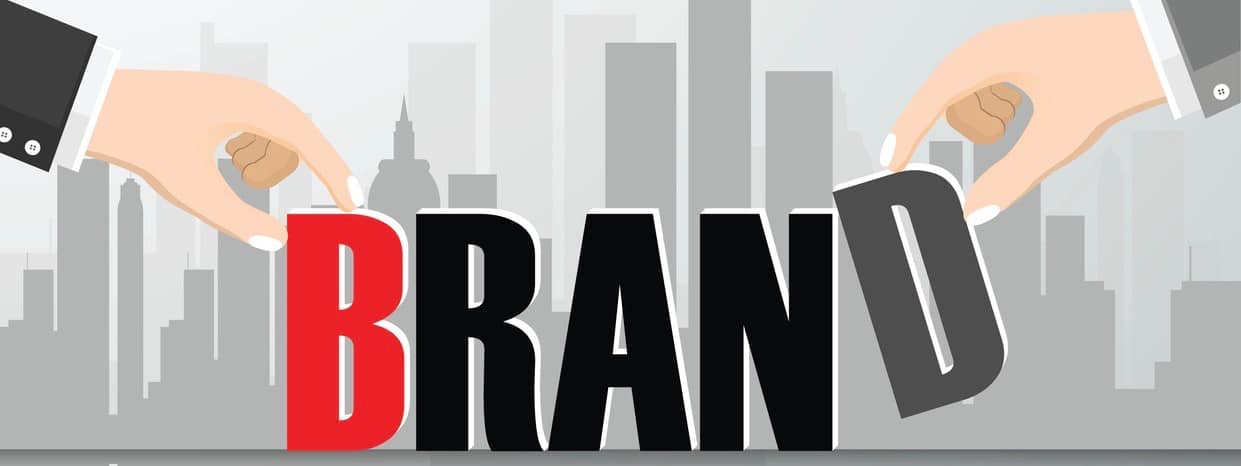 Design brand building concept.