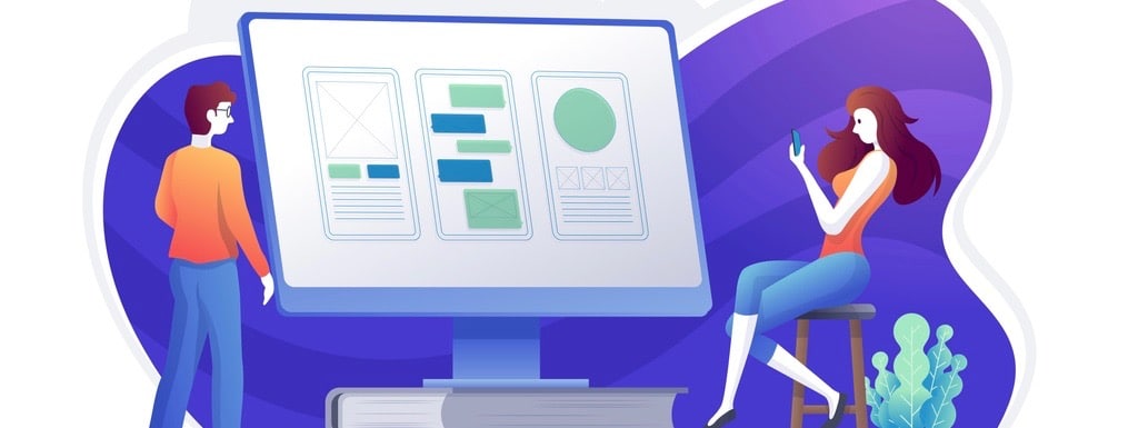 People are testing mobile application user interface, ui and user experience, ux design.