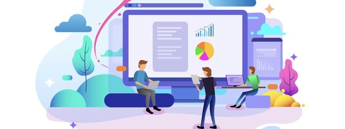 Landing page design concept of Startup Business, business strategy.