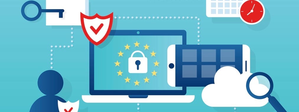 Vector concept for general data protection regulation in EU law on data privacy general data protection regulation