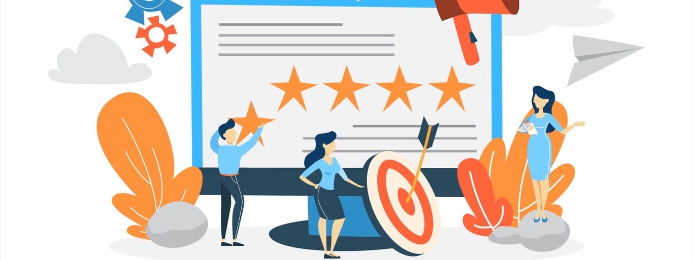 Reputation management concept. Building relationship with people and improving customer loyalty.