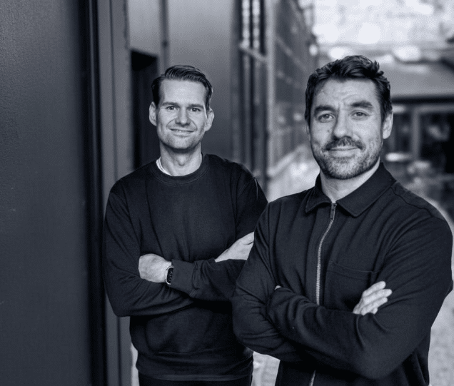 Andy Bell and Rowan Wilkinson